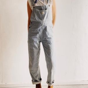 Hey Gang Railroad Knee Patch Overalls